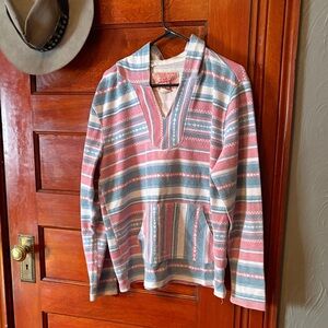 Brooklyn Cloth Multicolor Striped terry cloth hoodie